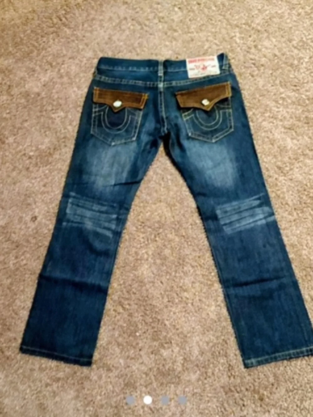 True Religion Men's Indigo Straight Jeans